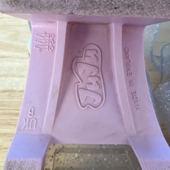 JuJu Northampton glitter chunky heel sandal size 8 - Picture 9 of 10